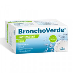 BRONCHOVERDE Hustenlöser 50 mg Brausetabletten